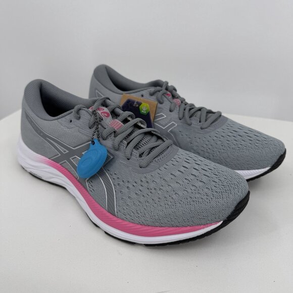 Asics Women's Excite 7 Running Shoes size 11 Sheet Rock (Gray)/Pure Silver/Pink - Picture 3 of 11